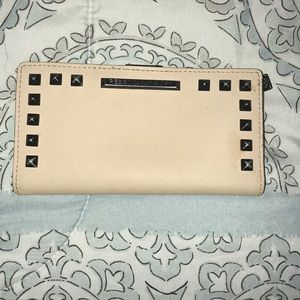 Rebecca Minkoff Pale Pink Saffiano Leather Wallet
